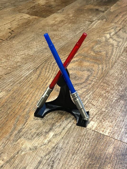 Lightsaber Pen Caps with Pen and Desk Stand 3d printed