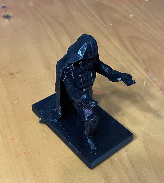 3d printed Darth Vader Kneeling Pen Holder Low Poly